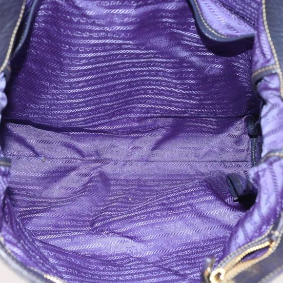 PRADA Hand Bag Enamel 2way Purple Auth 56587 - Picture 11 of 16